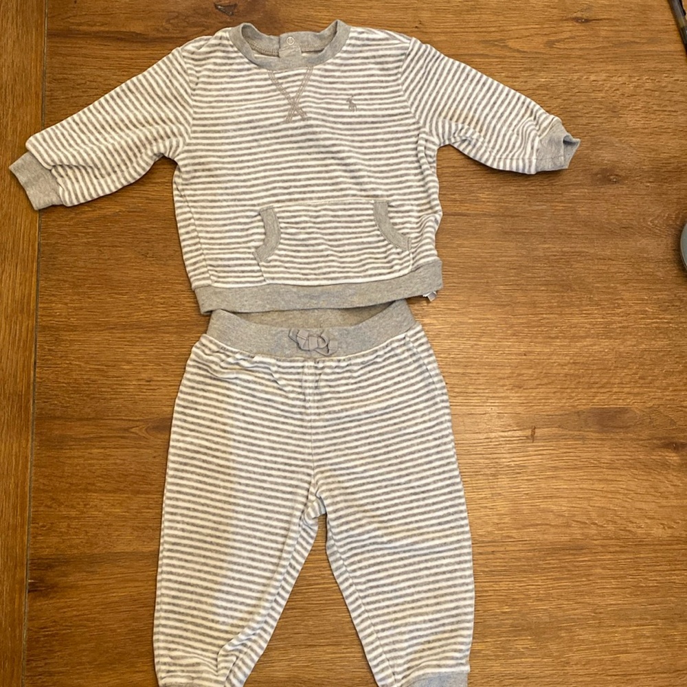 Ralph Lauren two piece set boys size 12 months